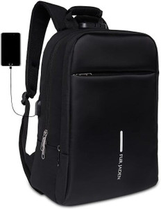 FUR JADEN With Anti Theft Number Lock and USB Charging for Men Women 22 L लैपटॉप बैकपैक