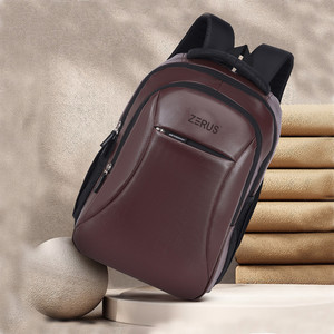 ZERUS PU Leather Laptop Backpack - Image 6