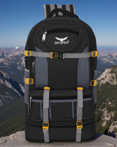 sky spirit Built Tough Travel Rucksack for Outdoor Use Waterproof Backpack