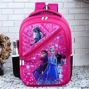 Gloft Girls Cute Cartoon Backpack for School/Tuition - ideal for 3-8 Years Waterproof Backpack