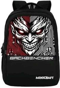 Minicraft Backbencher New Edition with Hidden Pocket 28 L Laptop Backpack