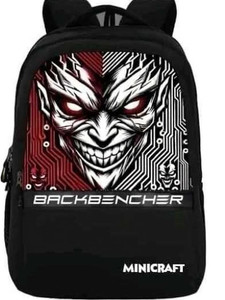 Minicraft Backbencher New Edition with Hidden Pocket 28 L Laptop Backpack