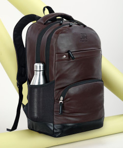 jir fashion 30L CLASSIC ANT THEFT FAUX LEATHER STYLISH TRENDY 30 L Laptop Backpack