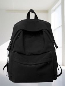 Muchova Lightweight Premium Black Backpack For College Office School Girls 21 L Backpack