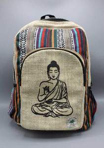 Shreel World medium hemp buddha 22 L Laptop Backpack