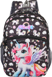 Gloft Girl's Medium 22L Waterproof School Backpack Cartoon Bag for 4-9 Years 22 L Backpack