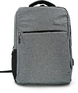 AweStuffs Anti Theft Compact Smart Backpack Inch Laptop Bag with USB  Charging Port 30 L Laptop Backpack Grey Price in India