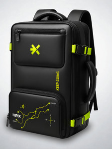 HRX by Hrithik Roshan Trail Seeker Expandable Overnighter Hiking Travel Laptop Backpack 45 L Laptop Backpack