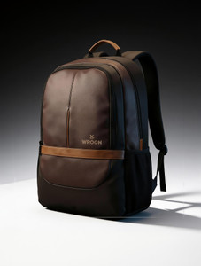 WROGN 25L PU Leather Laptop Backpack - Image 1