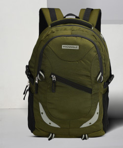 PROVOGUE Spacy unisex backpack with rain cover and reflective strip 35 L Laptop Backpack