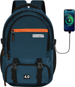 PROVOGUE PLUS Waterproof Febric DISCOVERY 4.0 Unisex Office Travel Bag With USB PORT 40 L Laptop Backpack