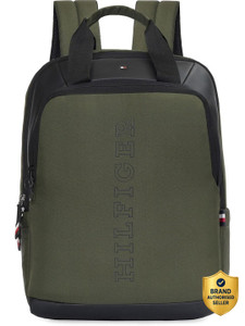 TOMMY HILFIGER Hornet 15L Green Laptop Backpack - Image 5