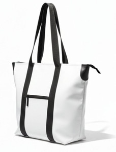 Wet Free Heavy Duty Waterproof Tote Bag with Zipper, Shoulder Strap & Trolley Sleeve Waterproof Sling Bag