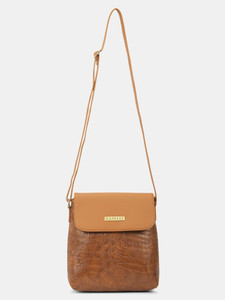 Caprese Pupa Crossbody Large Tan Bag for Women Sling Bag