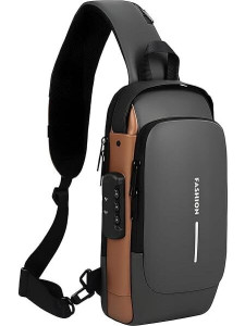WeMo THINK BIG Waterproof Polyester Crossbody Sling Bag Chest Backpack, Shoulder Bag Waterproof Backpack