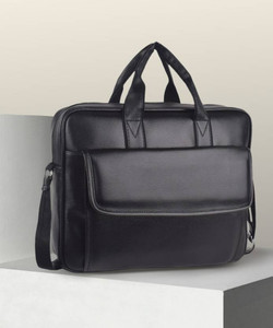 ZipCraze Men black messenger bag laptop bag 15.6inch casual formol bag Waterproof Messenger Bag