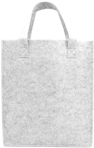 FeltGood Handbag Eco-Friendly Felt Material Shopping Bag with Compartment & Bottle Holder Multipurpose Bag