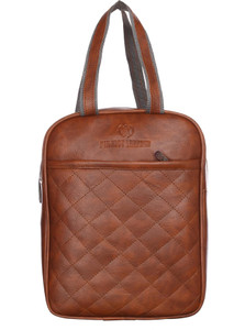 Perfect Leather Tiffin Waterproof Lunch Bag Brown - Image 6
