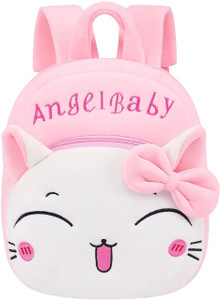 HappyChild Angle Baby Toddler School Plush Kids Bag for 2 to 5 year Child School Bag