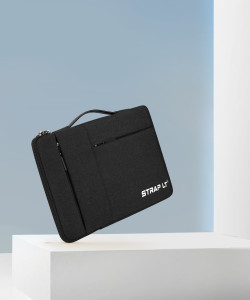 Straplt Laptop Sleeve Case 15.6-16 Inch Waterproof Bag Tablet Handle Laptop Bag Black Waterproof Laptop Sleeve/Cover