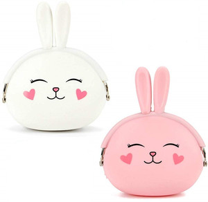 sannidhi Girl's Silicone Coin Purse Waterproof Multipurpose Bag