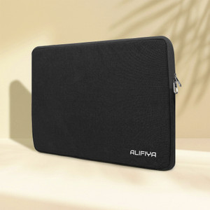 Alifiya 16 Inch Laptop Sleeve / Slip Case Cover Bag (L26_Black) Laptop Bag