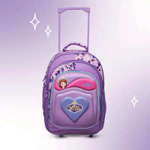 Baby Girl sofia school bags for girls korean cute Backpack for girl Multiple Comportment Waterproof Trolley