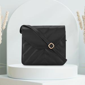 Fastrack Solid Brunch Edit Black Sling Bag Sling Bag