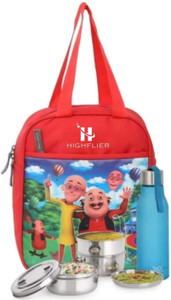 Highflier Trendy Lightweight Motu Patlu Lunch Bag for Kids for School & Picnic Waterproof Lunch Bag