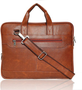 I-Zone Laptop Messenger Bags (Tan) Waterproof Messenger Bag