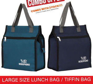 Mobophono Spacious, light weight Lunch Bag Shopping Bag, hand bag Waterproof Multipurpose Bag