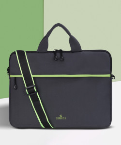 The CLOWNFISH Lucas Series Polyester 13 inch Laptop Sleeve Tablet Bag (Grey) Laptop Sleeve/Cover