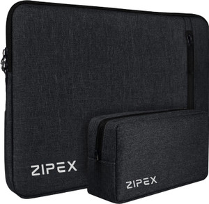 ZIPEX PHOTONIC Laptop Case With Charger Pouch | Unisex | For 14 Inch Laptops Waterproof Laptop Sleeve/Cover