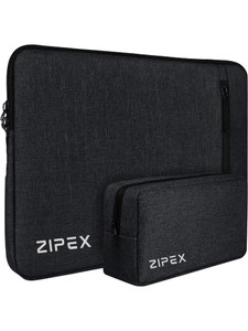 ZIPEX PHOTONIC Laptop Case With Charger Pouch | Unisex | For 14 Inch Laptops Waterproof Laptop Sleeve/Cover