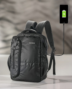 SINSH Aja Anti-Theft Backpack, Water Resistant, USB Charging Port