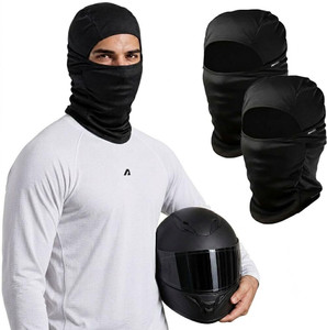 BOLDFIT Black Bike Face Mask for Men & Women