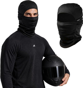 BOLDFIT Black Bike Face Mask for Men & Women