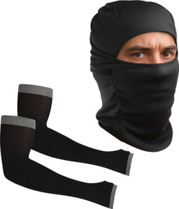 ऑटोसाइट काला बाइक फेस मास्क पुरुष के लिए