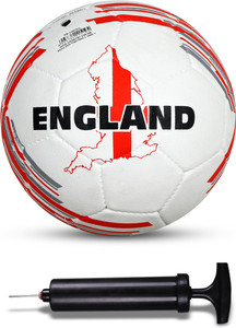NIVIA Combo Country Color (England) Moulded Football With Ball Pump Football - Size: 5