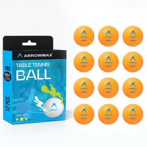 ArrowMax Table Tennis Ping Pong TT ball ABS material 3 star Kids And Adults Table Tennis Ball