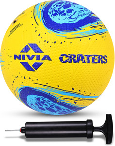 NIVIA Crater with Pump Volleyball - Size: 4