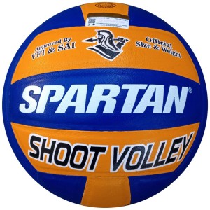SPARTAN Spirit SHOOT VOLLEY Leather Volleyball - Size: 4