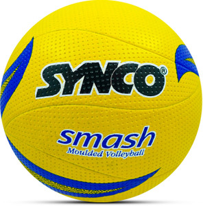 सिनको Smash Rubber Moulded Indoor/Outdoor वॉलीबाल - साइज़ : 4