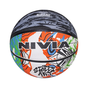 NIVIA Street Art, 8 Panels, Rubberized Moulded, Made for Beginners, For all surfaces Basketball - Size: 3