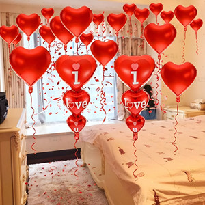 ZAMBOOREE Printed Valentines Decorations and Gift Idea for Him/Her, Wedding Birthday Decorations Balloon