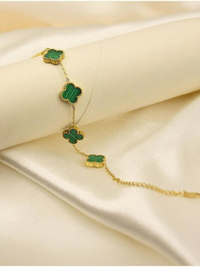 Gleve Stainless Steel Pearl Gold-plated Bracelet
