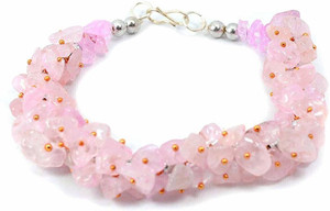 REIKI CRYSTAL PRODUCTS Stone, Rose Quartz, Crystal Beads, Quartz Bracelet