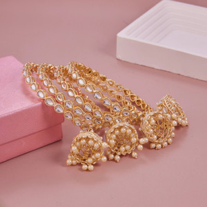 GC PREMIUM JEWELLERY Brass Gold-plated Bangle
