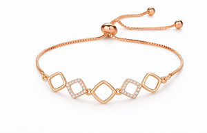 Nilu's Collection Alloy Gold-plated Bracelet