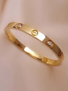 Winnifred Stainless Steel Gold-plated Kada